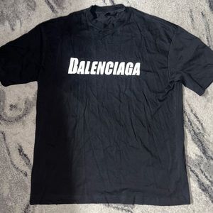 Balenciaga logo print cotton t-shirt